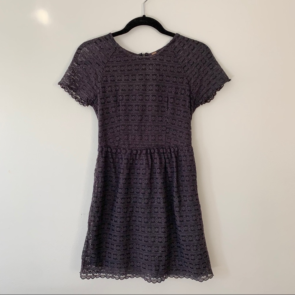 Lacy Free People Little Black Dress